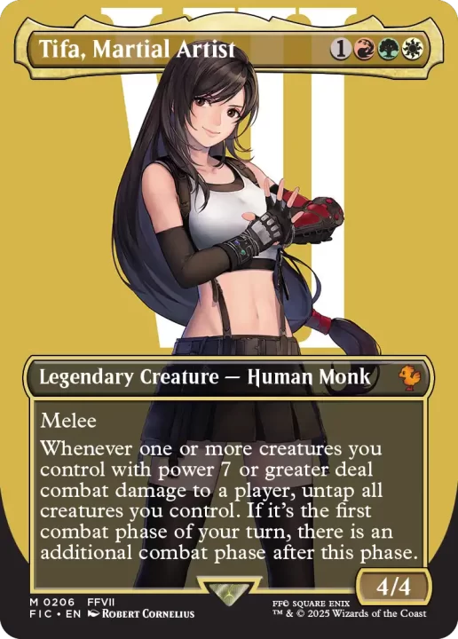 MTGxFF Card FFVII Tifa, Martial Artist 2