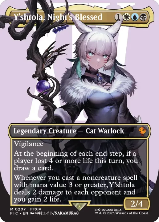 MTGxFF Card FFXIV Y'shtola, Night's Blessed 2