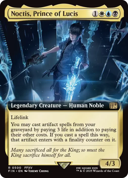 MTGxFF Card FFXV Noctis, Prince of Lucis