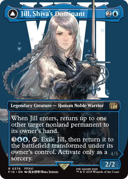 MTGxFF Card FFXVI Jill, Shiva's Dominant 2