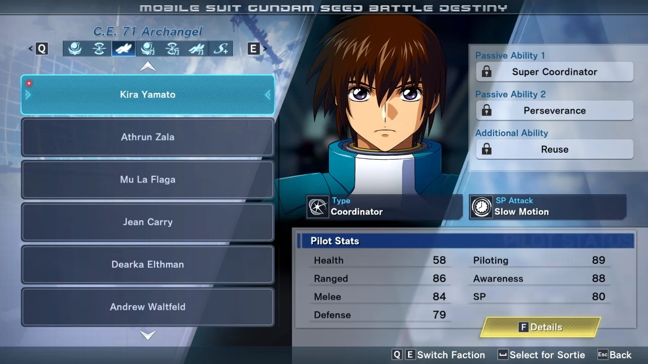 Mobile Suit Gundam SEED Battle Destiny Remastered Screenshot 005