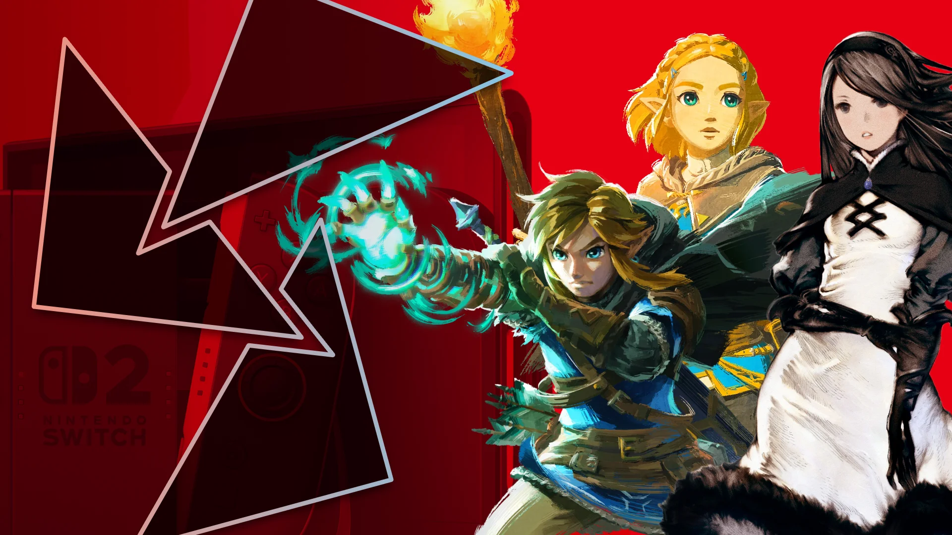 Random Encounter 325 Switch 2 RPG characters - Link, Zelda, Agnes