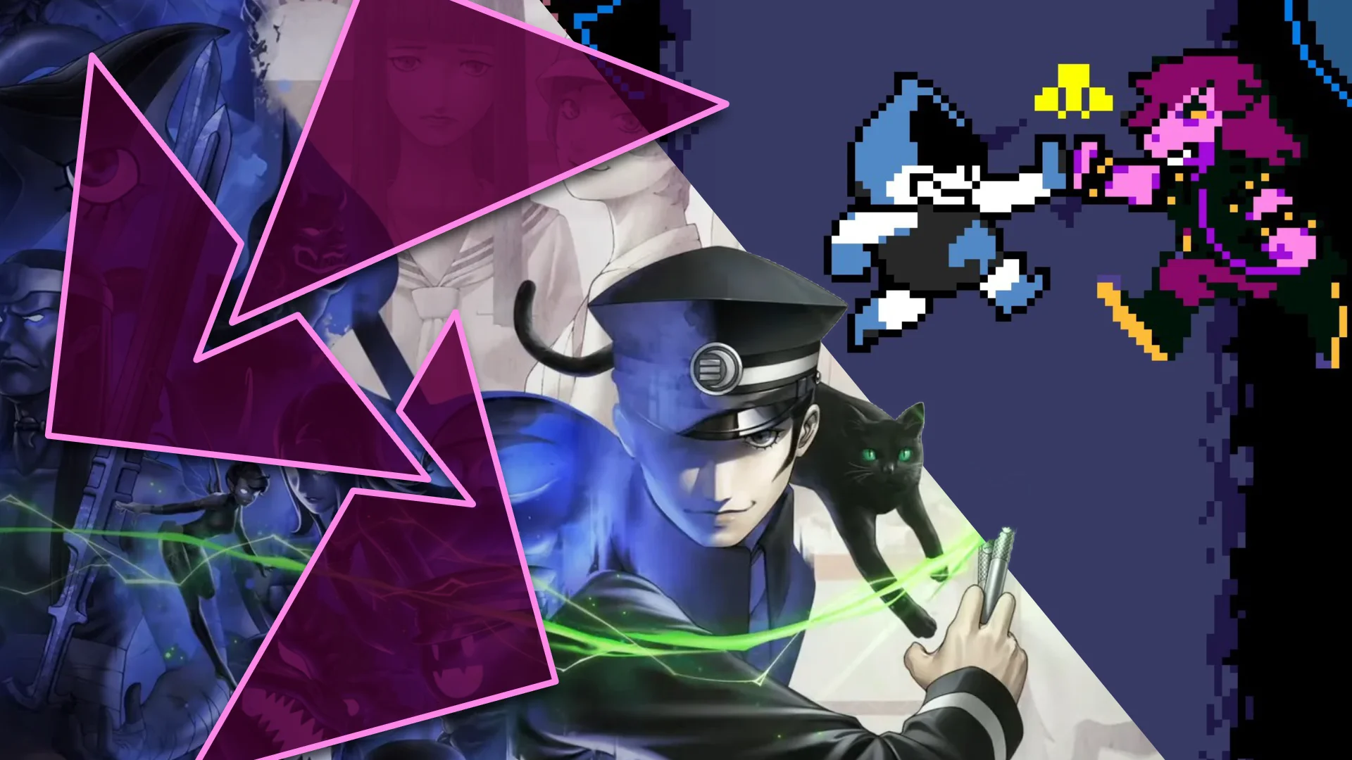 Random Encounter 326 artwork from Deltarune and Raidou Remastered