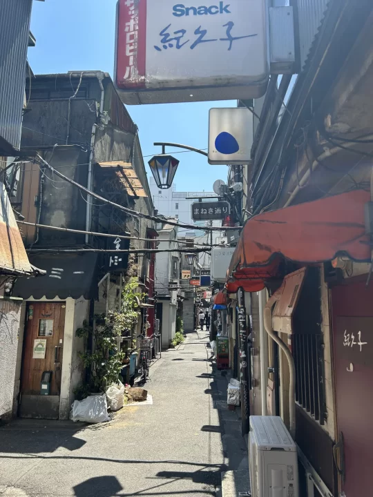 Another Golden Gai alley in Shinjuku, Tokyo.