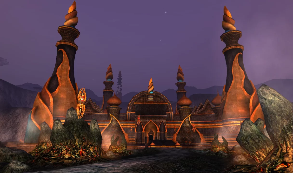 Beautiful architecture in EverQuest.