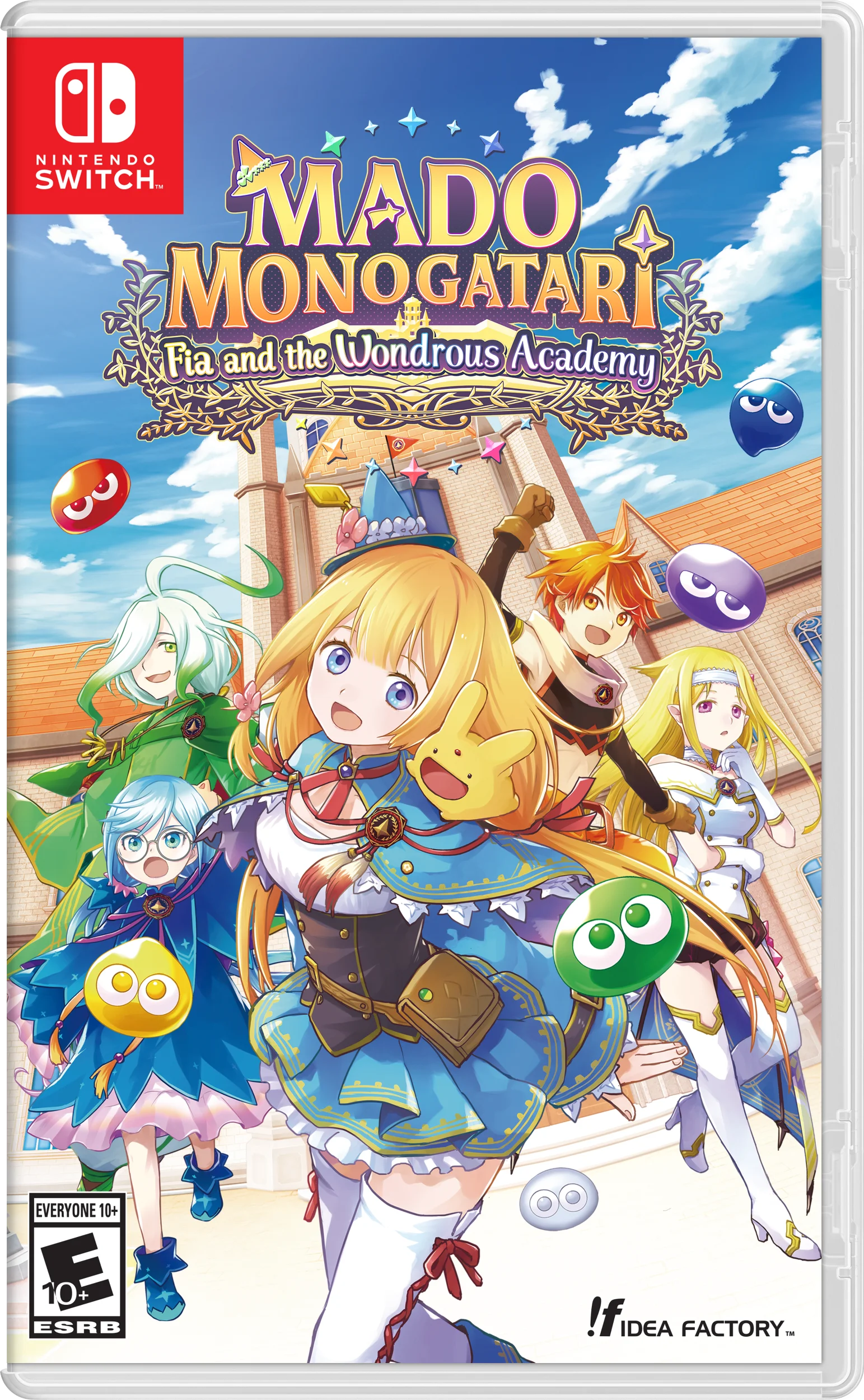 Mado Monogatari Fia and the Wondrous Academy Cover Art NA Switch