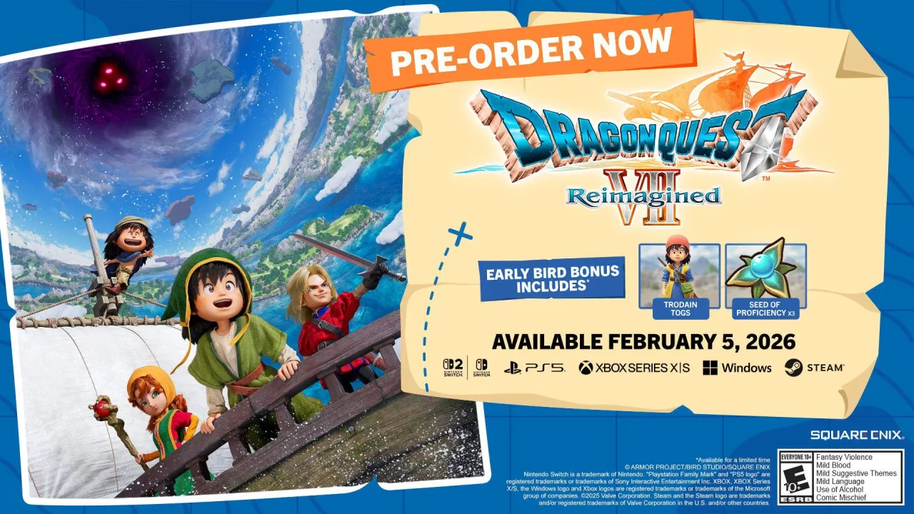 Dragon Quest VII Reimagined Preorder Bonus 001
