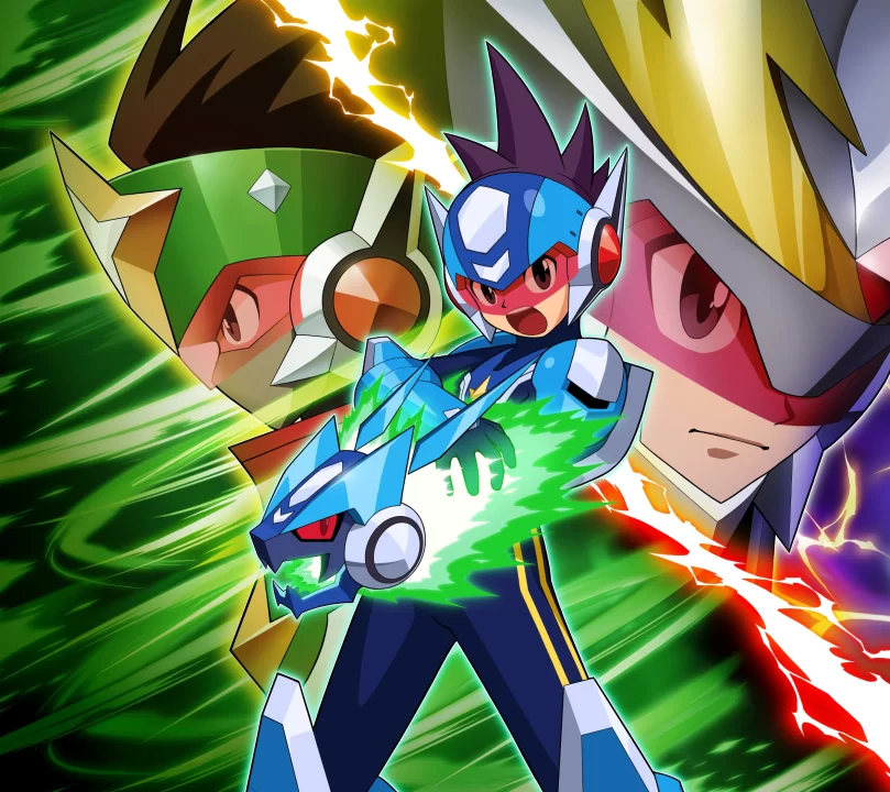 Mega Man Star Force Legacy Collection Artwork 006 Star Force 2 Zerker x Ninja Mega Man Star Force Legacy Collection Artwork 006 Star Force 2 Zerker x Ninja