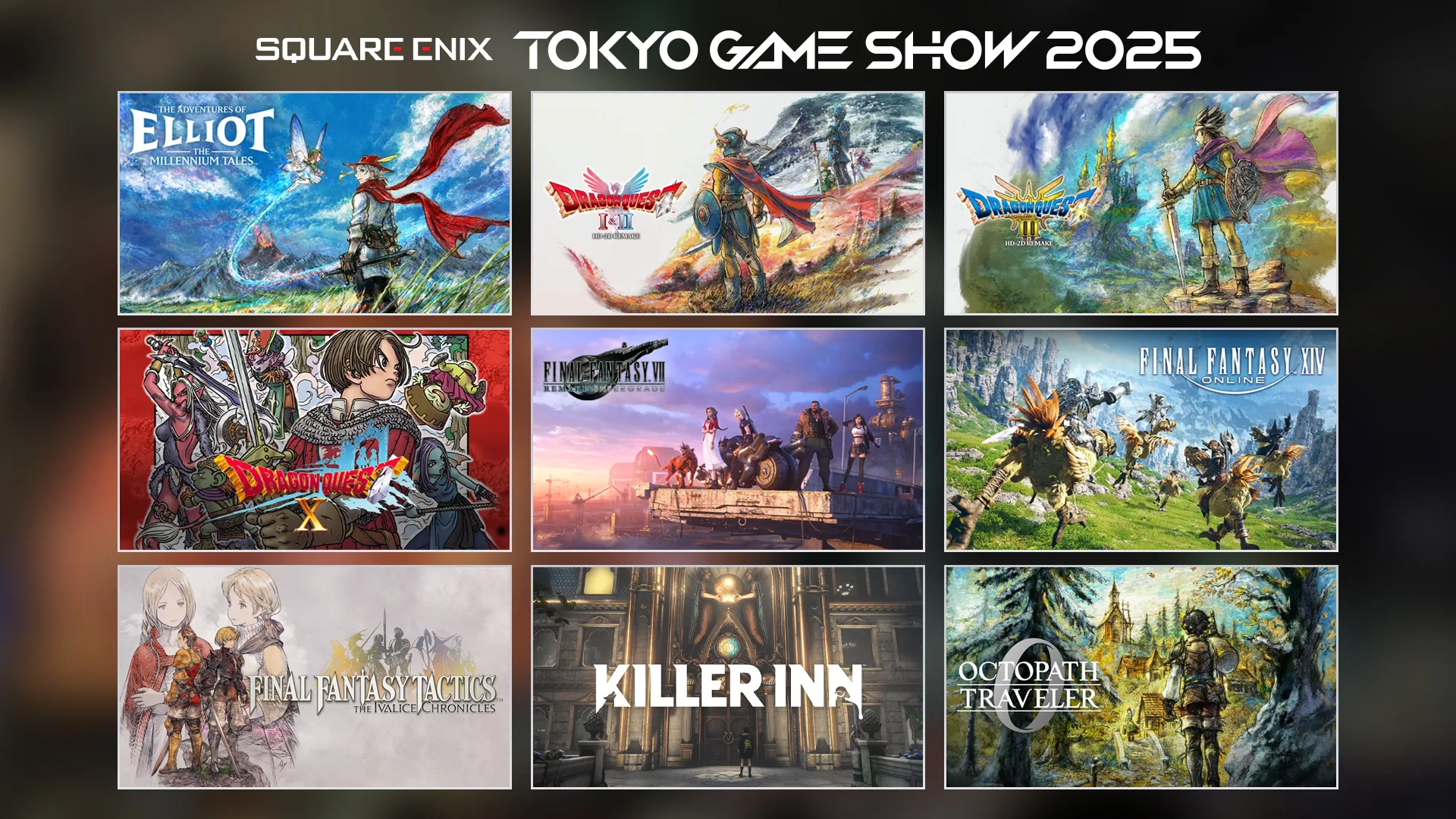 Square Enix Tokyo Game Show 2025 Lineup