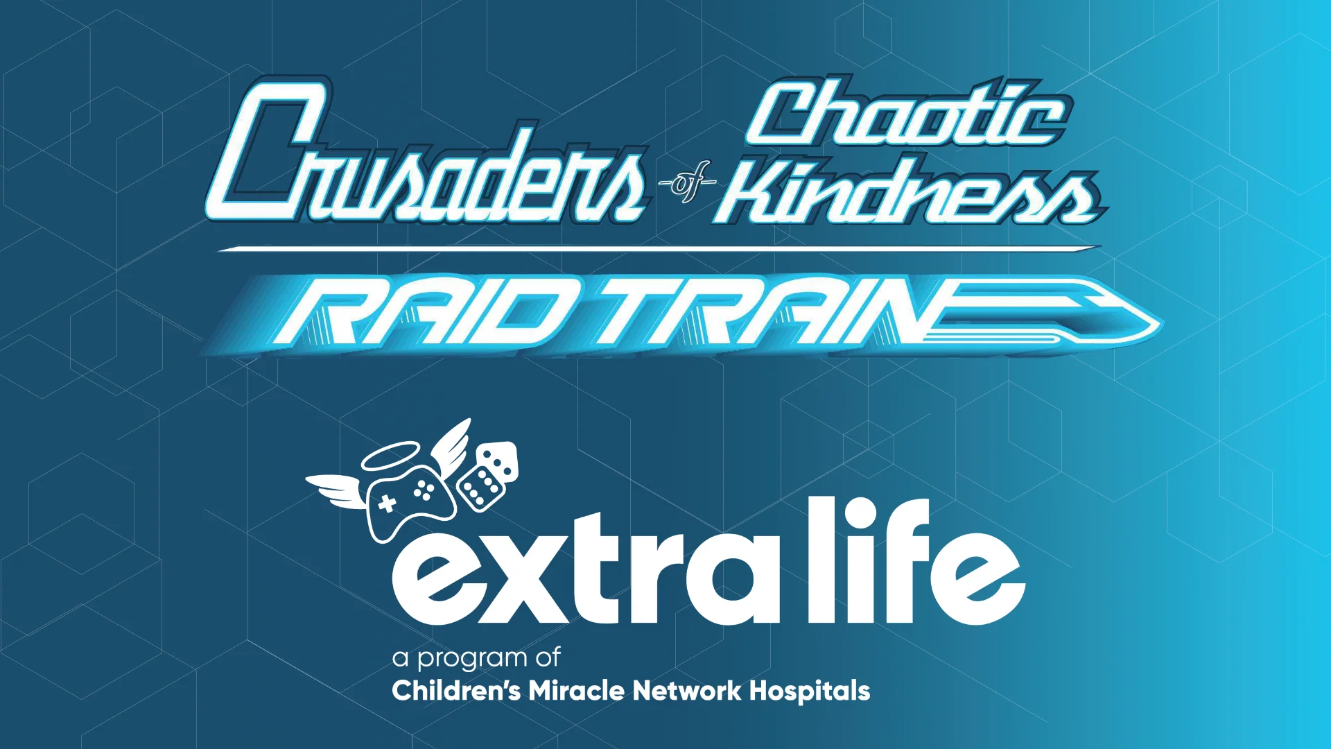 Crusaders of Chaotic Kindness Extra Life Logos