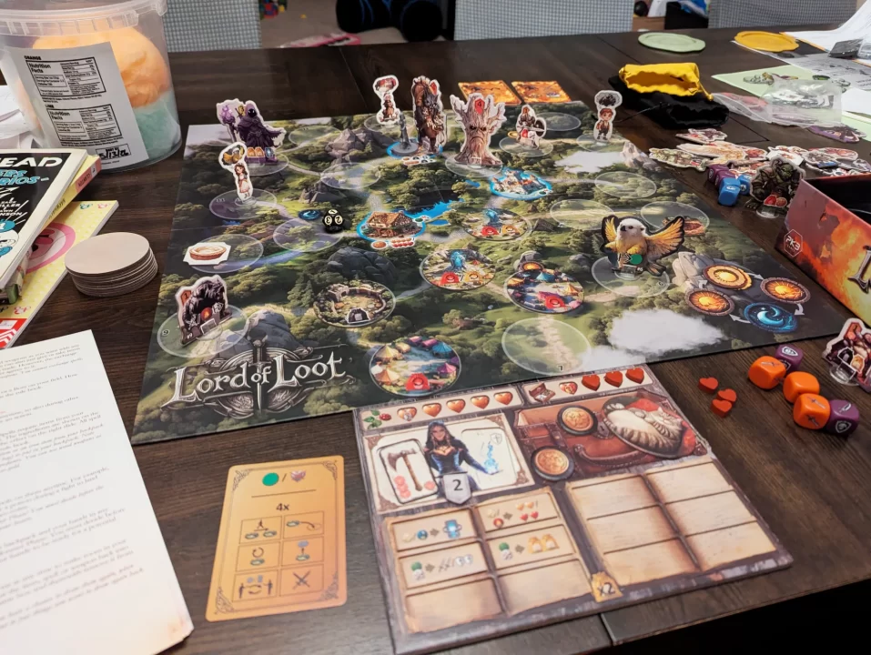 Lord of Loot Board Game Setup Photo