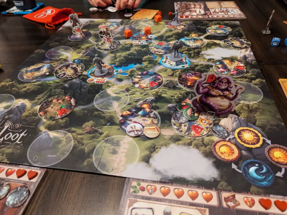 Lord of Loot Board Game Setup Photo