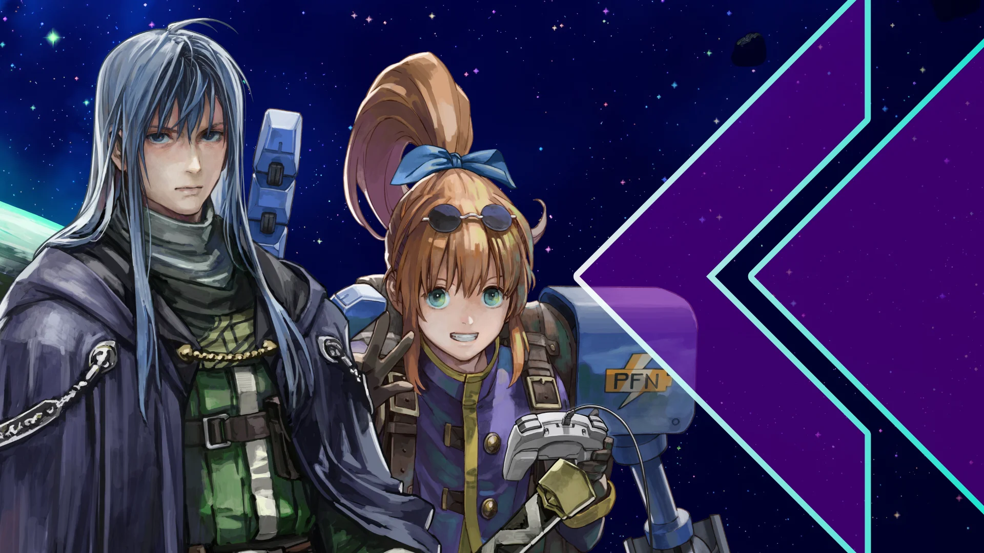 Retro Encounter 471 Star Ocean The Second Story art of Dias and Precis