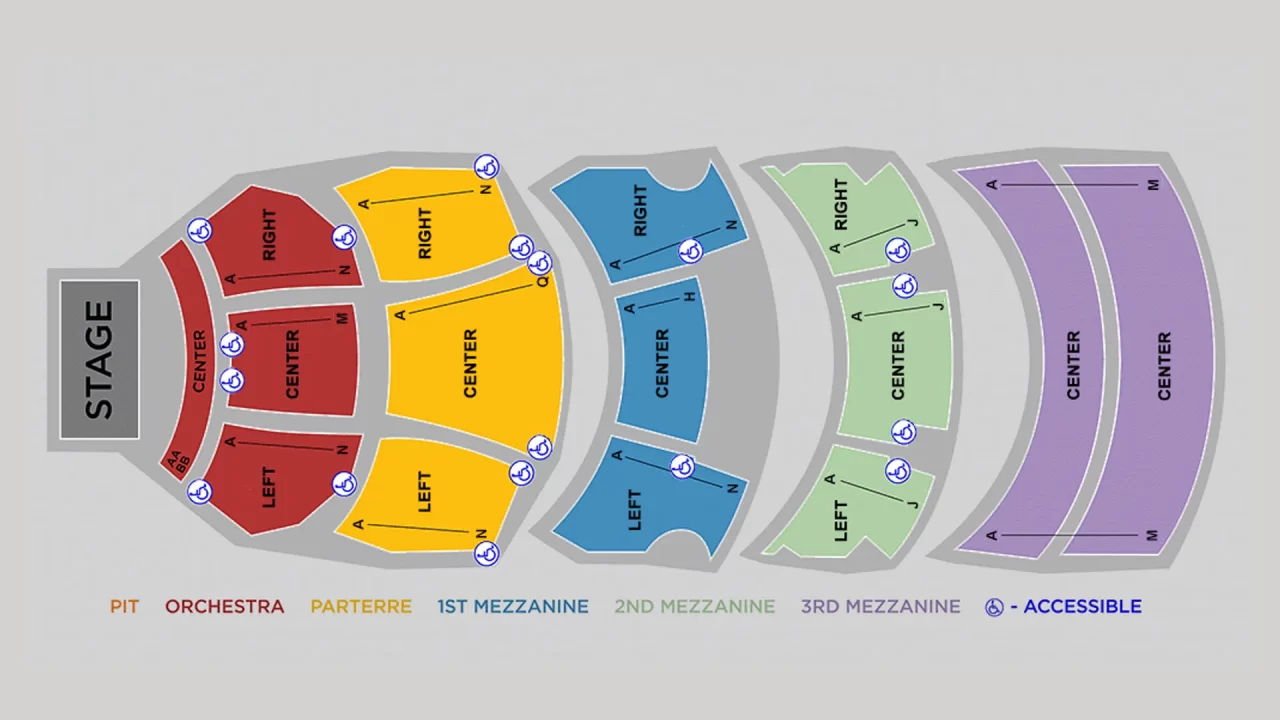 Persona Live 2026: Awakenings Concert Seat Map