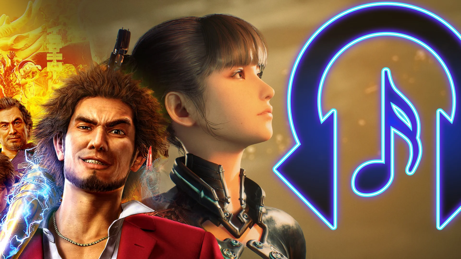 Rhythm Encounter 169 Electronic Music - art from Stellar Blade and Yakuza Like a Dragon