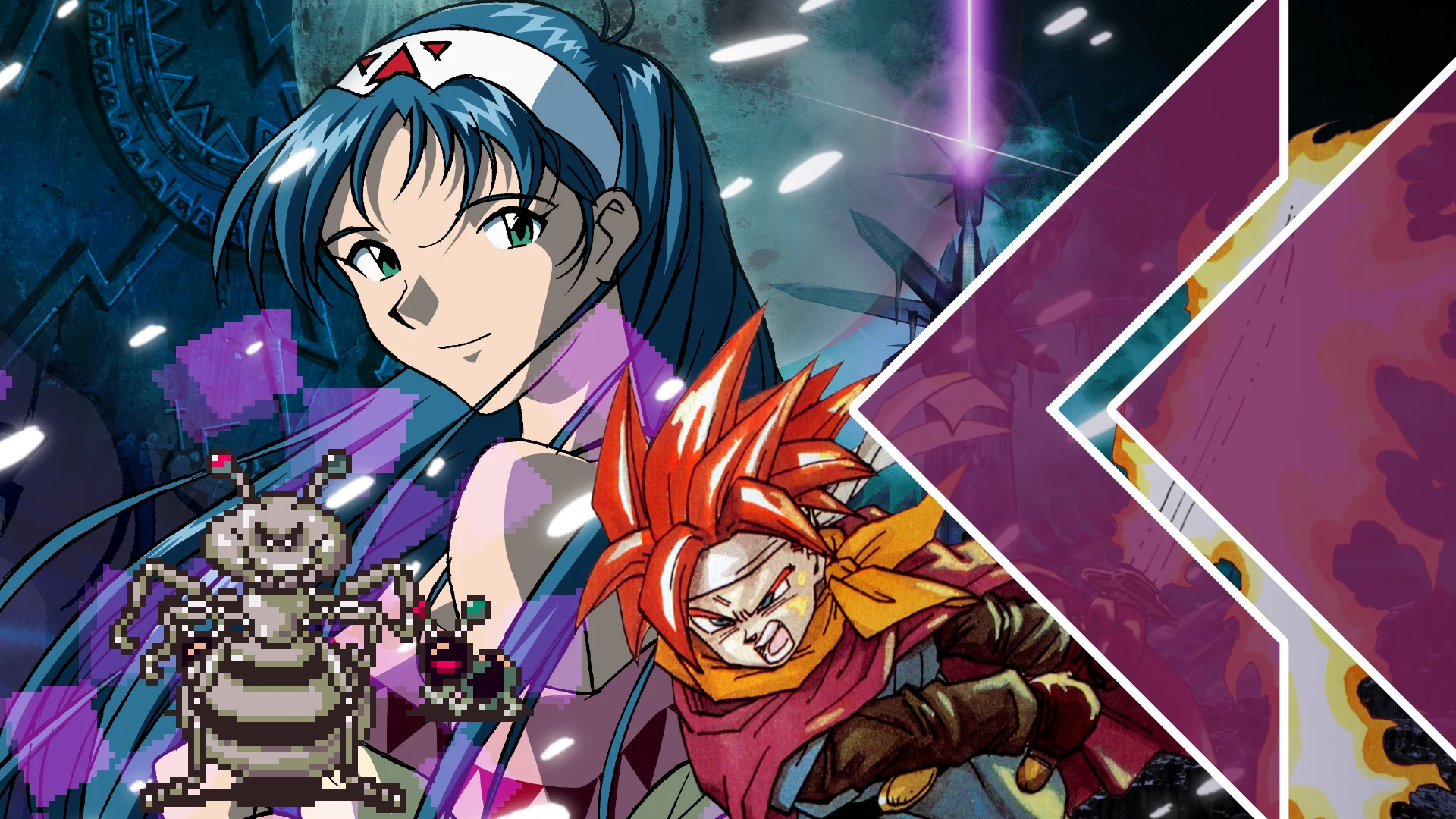 Retro Encounter 475 - characters from Lunar 2, EarthBound, Chrono Trigger