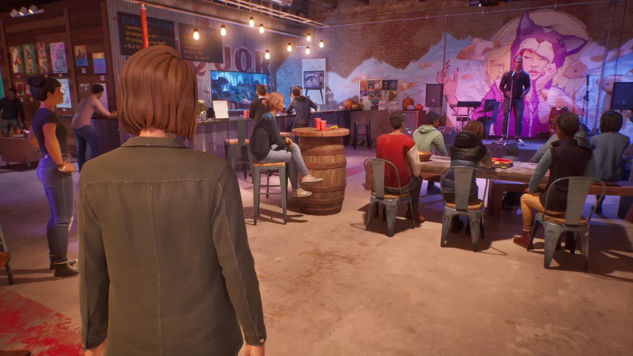 Max explores a bar in Life is Strange: Reunion