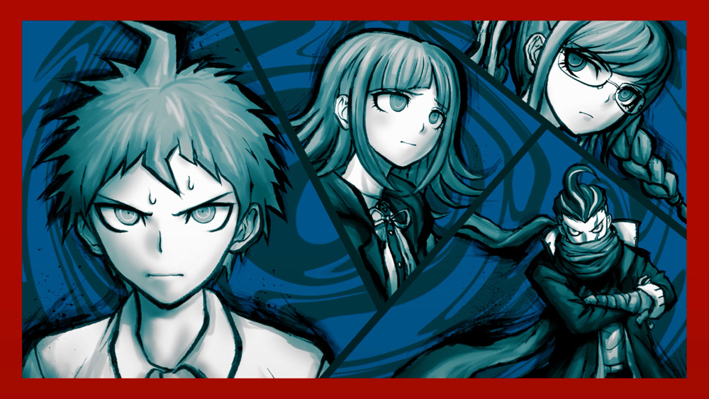 Character trial art from Danganronpa 2x2