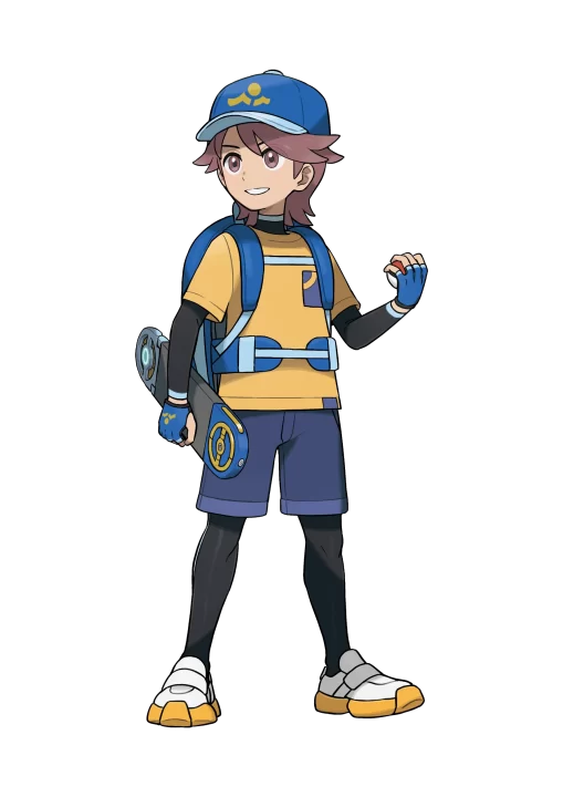 Pokemon Winds Waves Artwork 004 Waves Protagonist 1