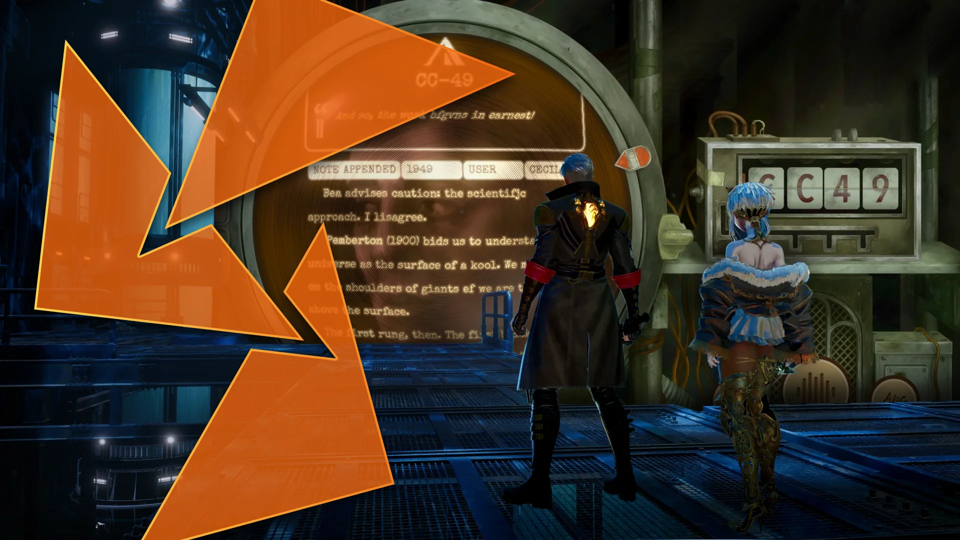 Random Encounter 340 art from Code Vein II and TR-49