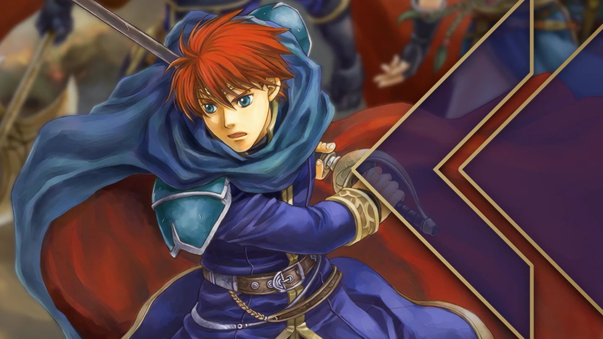 Retro Encounter 479 Fire Emblem The Blazing Blade art of Eliwood