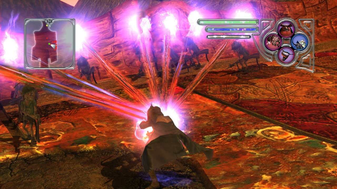 Showing off the SixAxis motion controls to capture Folks in Folklore.