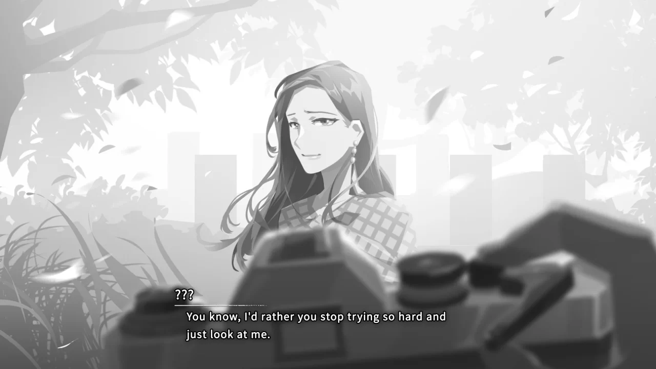 An important flashback moment in OPUS: Prism Peak.