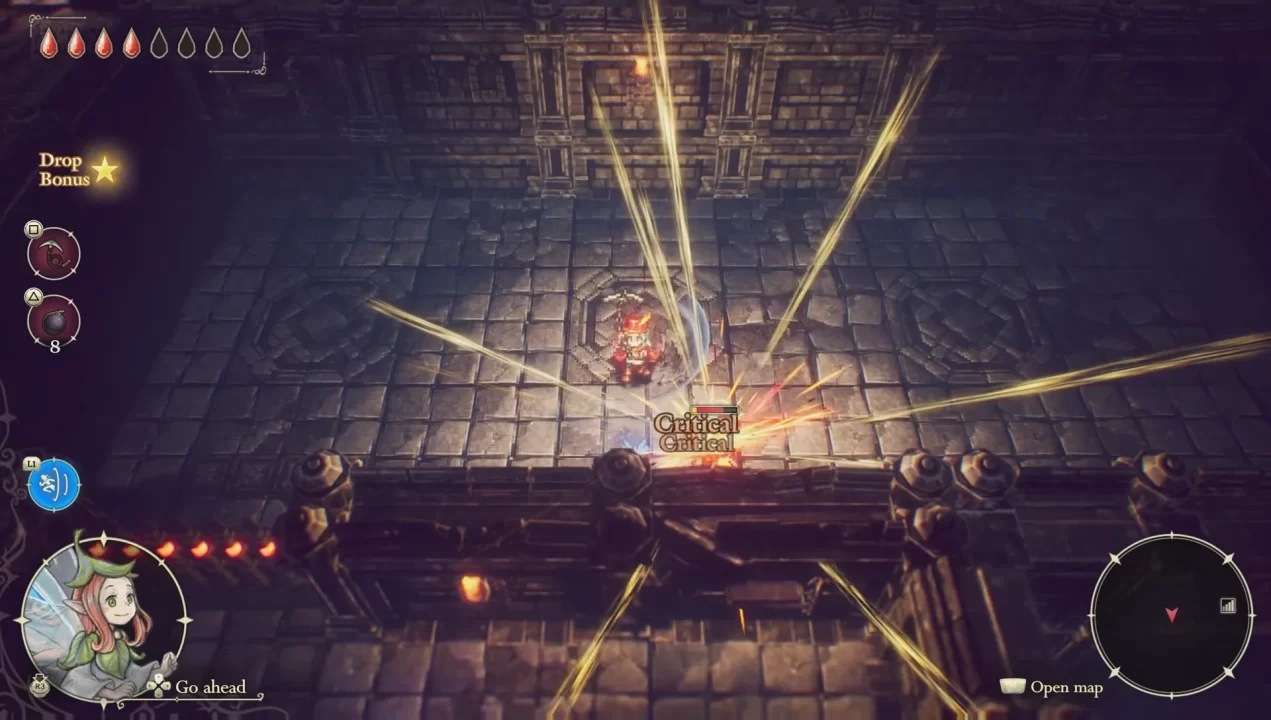 Elliot lands multiple critical hits on an enemy.