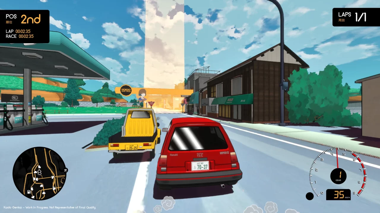 Kaido Genkai An Anime Racing RPG Screenshot 006