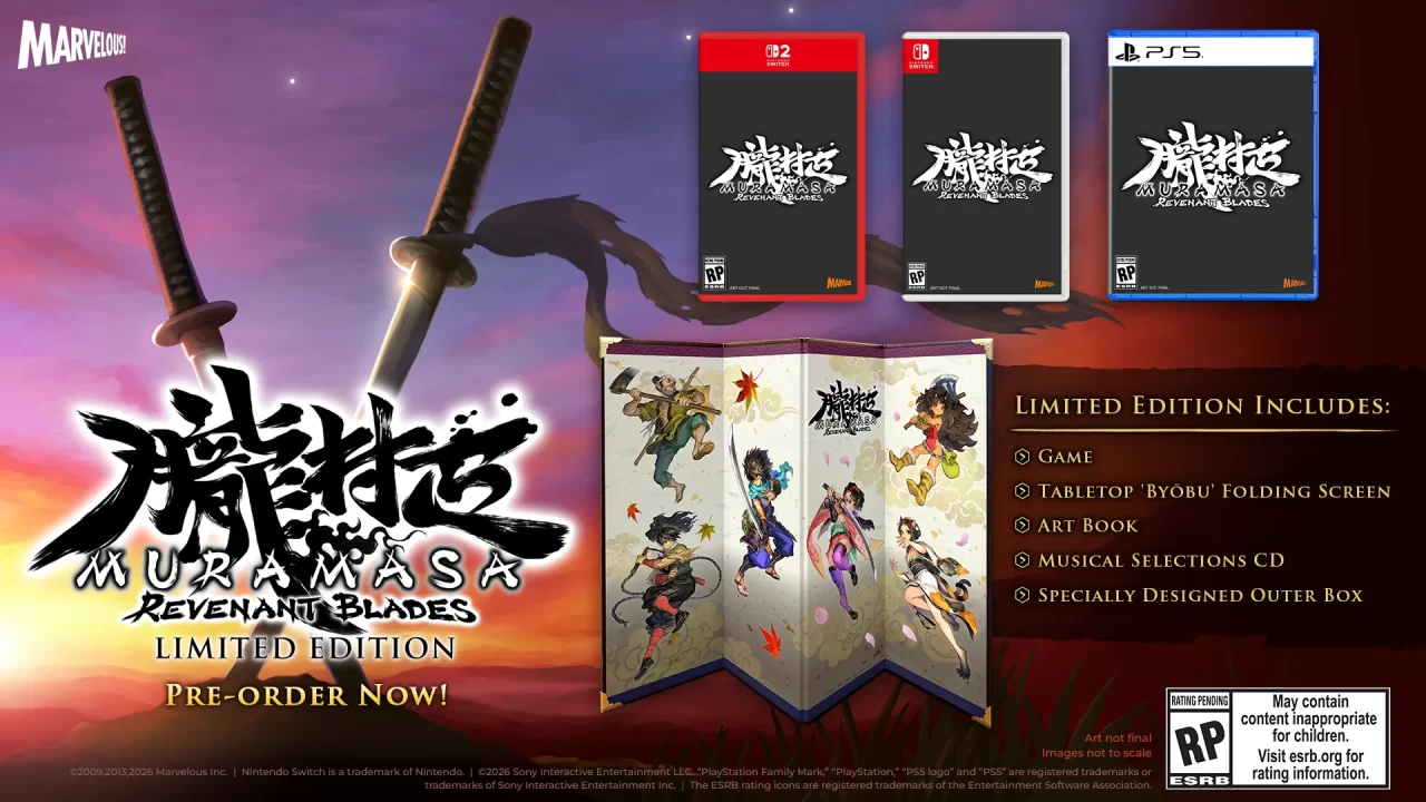 Muramasa Revenant Blades Cover Art (Limited Edition)