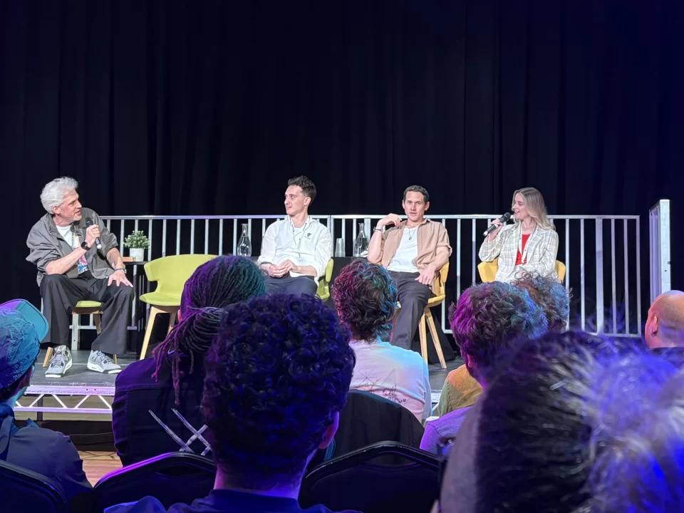 Interview panel before the concert.
