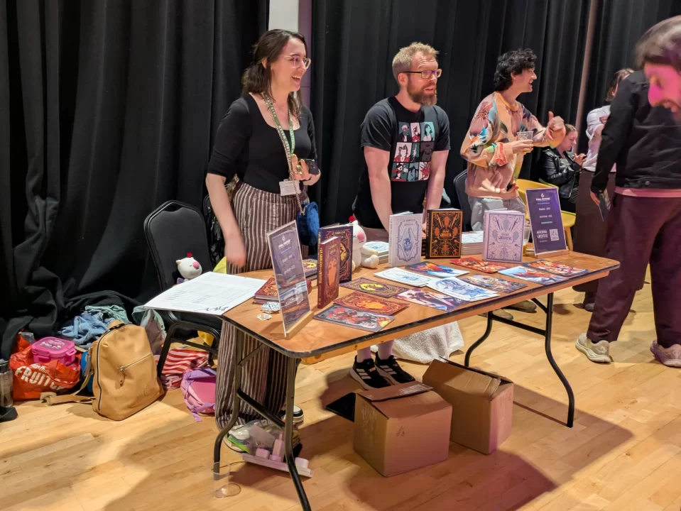 Merch table!