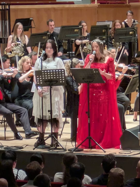 Photo of the vocalists from the first half of the Colors of Harmony concert.