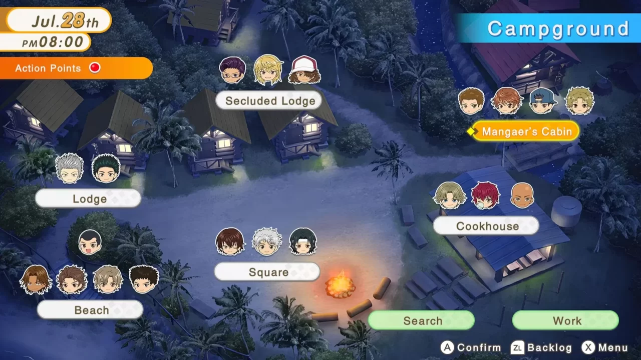 The Prince of Tennis Doki Doki Survival eternal passion Tie break game 2026 Screenshot 004
