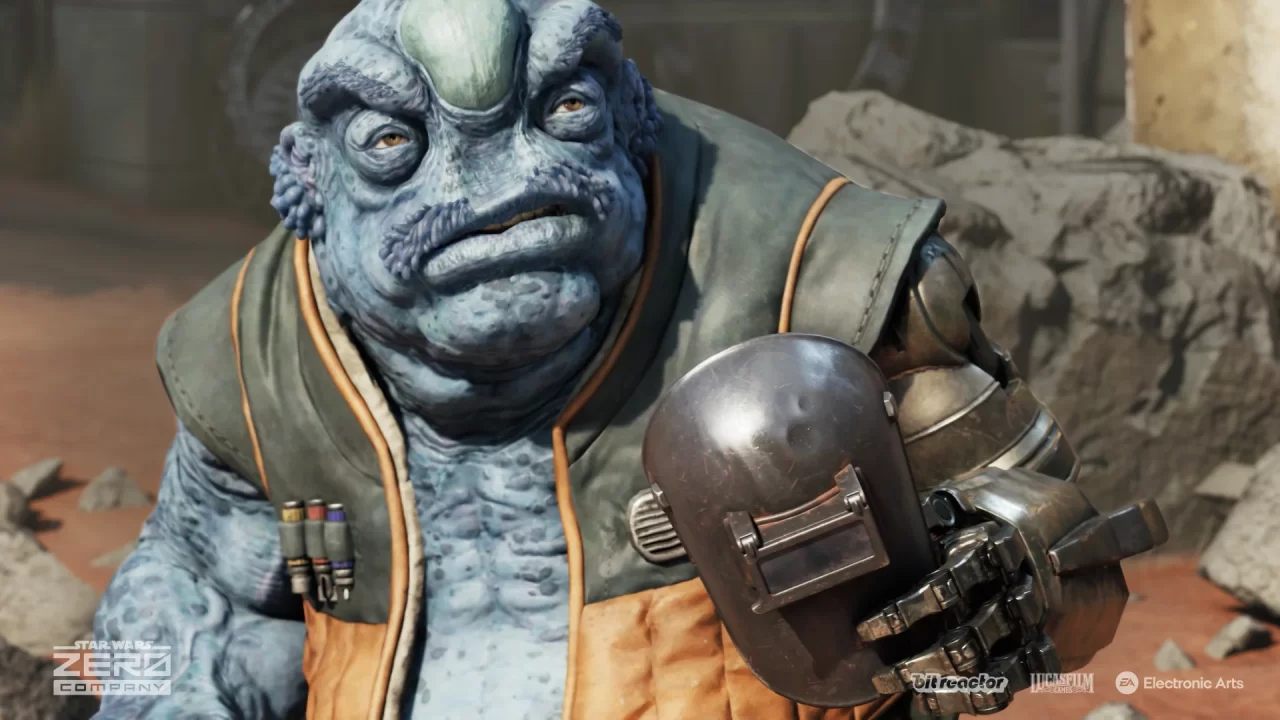 A closeup of Kabb Uppercut in Star Wars Zero Company