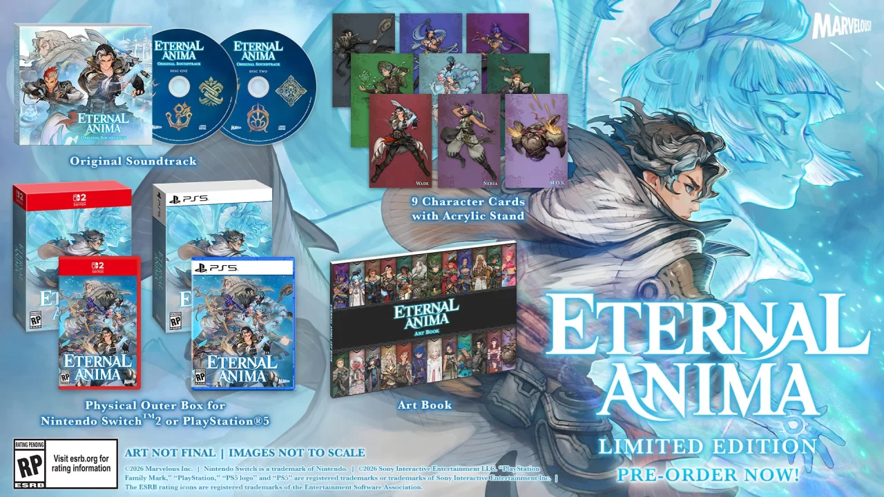 Eternal Anima Cover Art (NA Limited Edition)