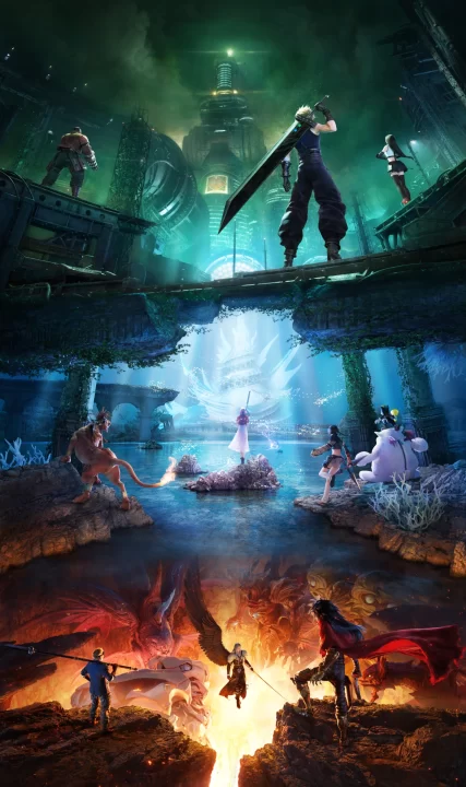 Final Fantasy VII Remake Trilogy Artwork Vertical