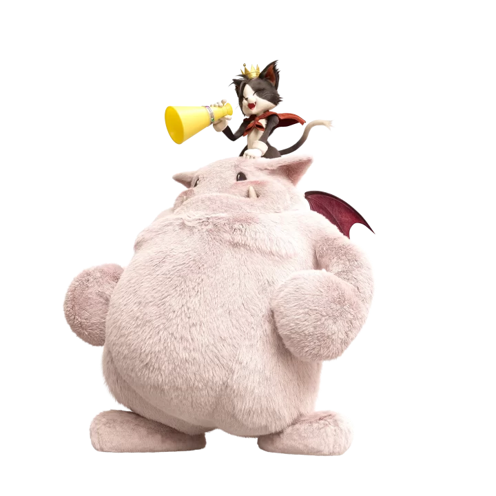 Final Fantasy VII Revelation Artwork 006 Cait Sith Moogle