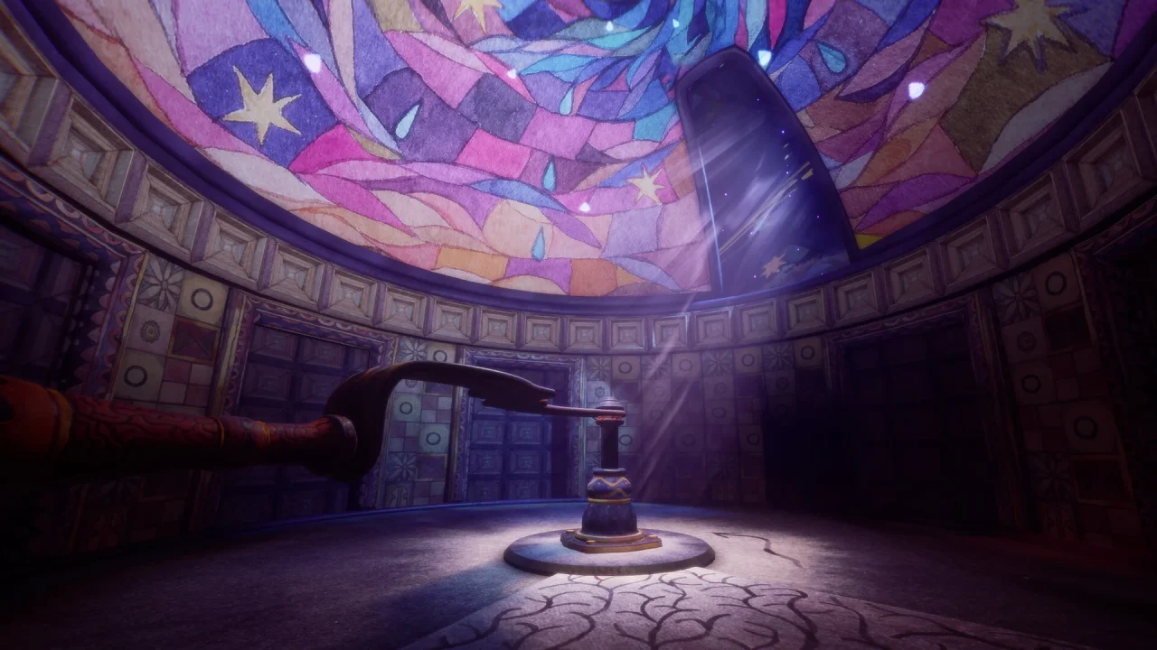 Flawless Abbey screenshot of an observatory interior.