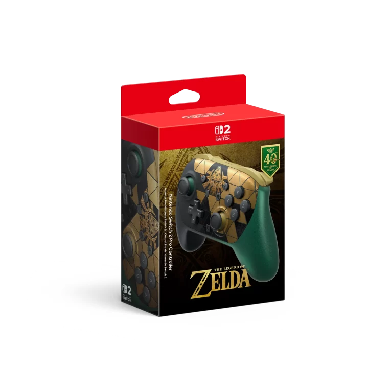 The Legend of Zelda 40th Edition Switch 2 Pro Controller 06