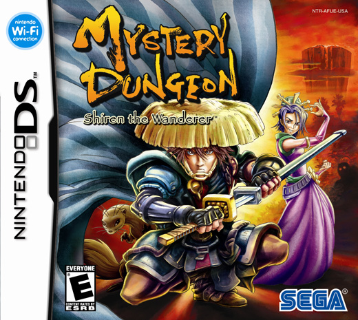 Mystery Dungeon Shiren the Wanderer Cover Art NA