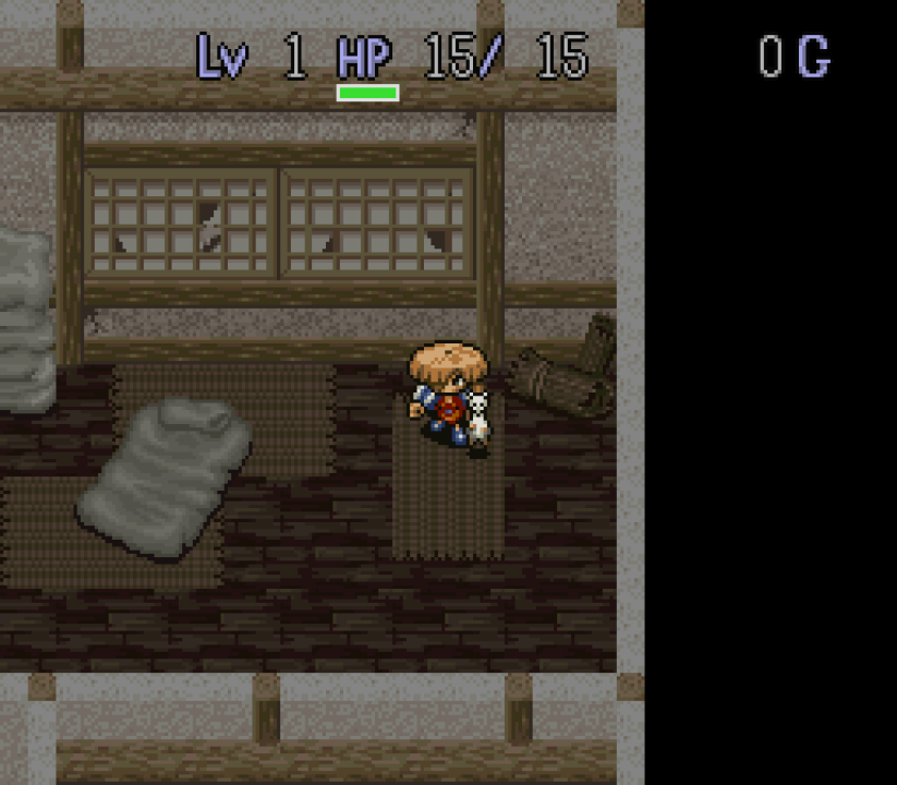 Mystery Dungeon Shiren the Wanderer SNES Screenshot 001