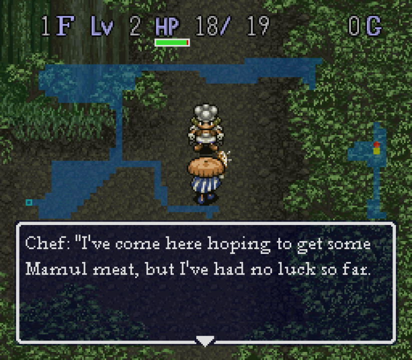 Mystery Dungeon Shiren the Wanderer SNES Screenshot 002